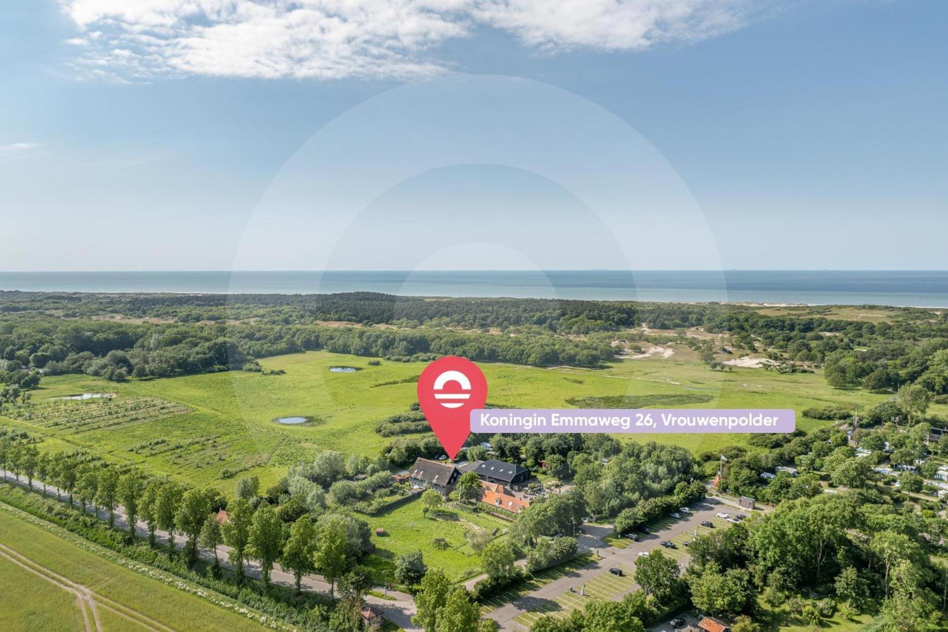 Vakantiewoning - Kon. Emmaweg 26 | Vrouwenpolder 'Uitspanning Oranjezon' Exterior photo