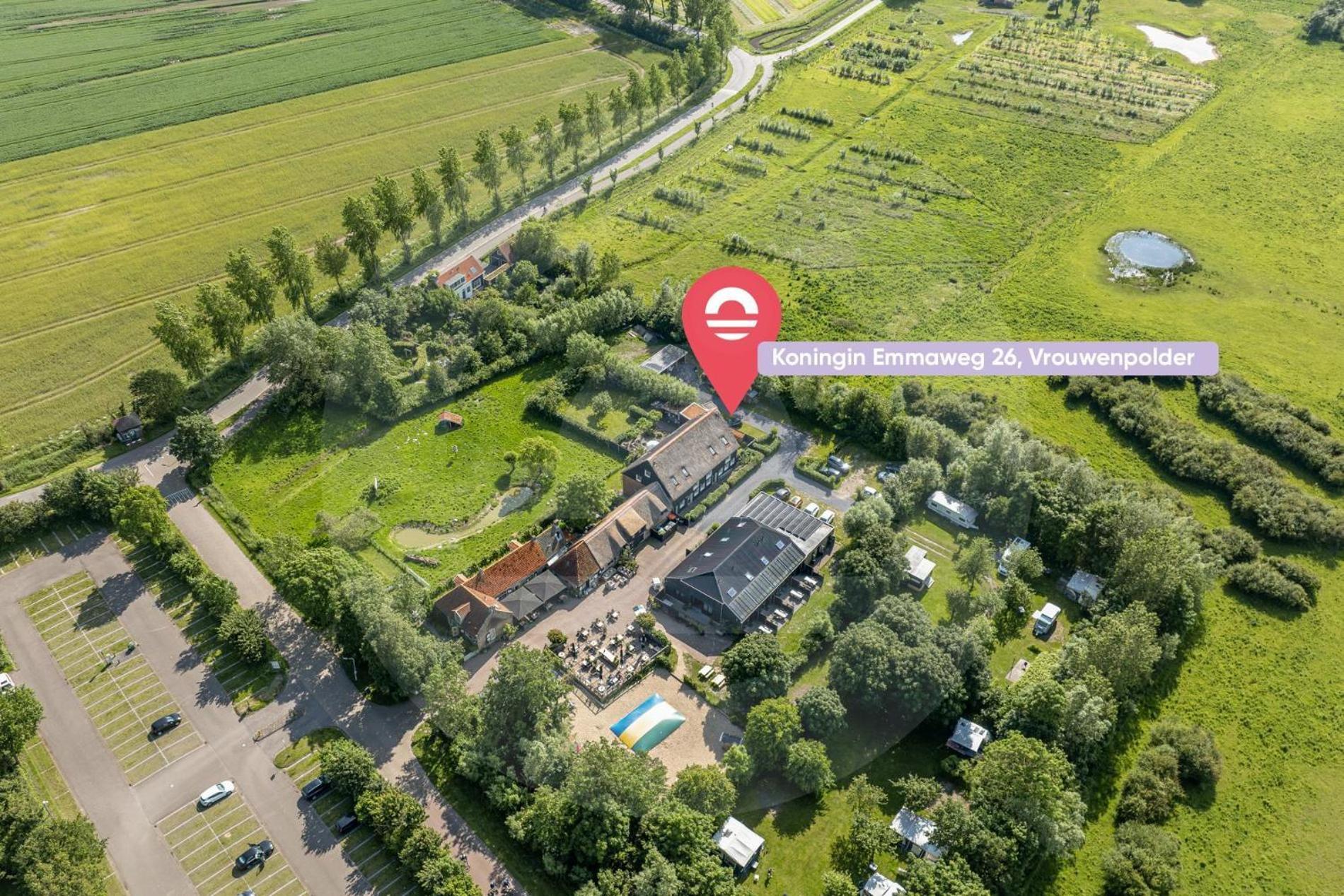 Vakantiewoning - Kon. Emmaweg 26 | Vrouwenpolder 'Uitspanning Oranjezon' Exterior photo